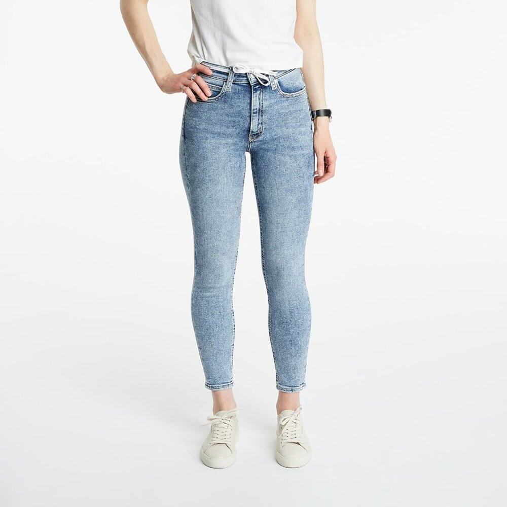 Calvin Klein Mid Rise Skinny Ankle Denim Jeans Womens W27 (4)
